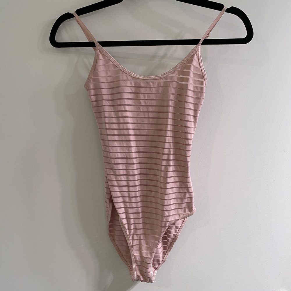 Transparent Striped Adjustable Bodysuit